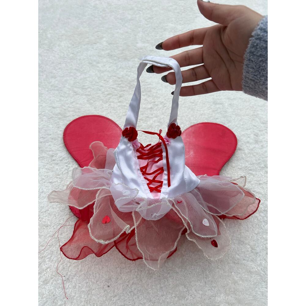 Build A Bear Y2K Red/White Fairy‎ Dress